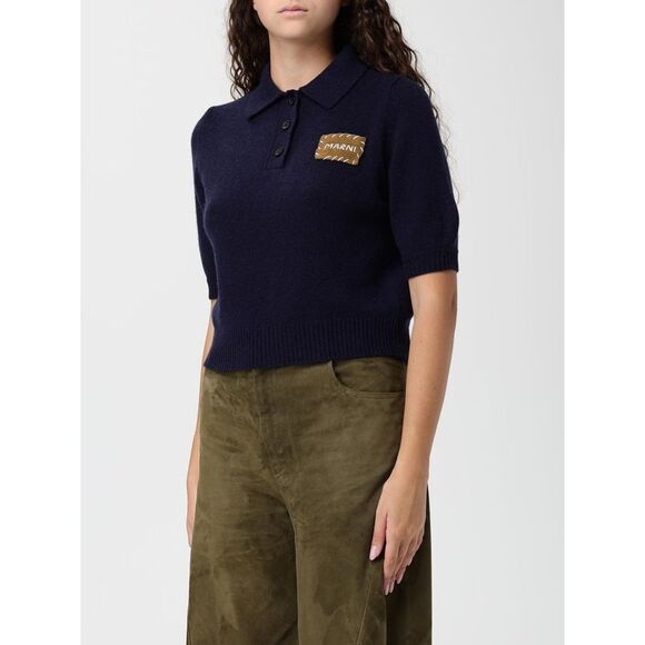 Marni Polo Shirt Woman Blue
